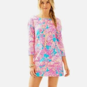 Lilly Pulitzer Lena Dress Sparkling Blue FanTastic Size M